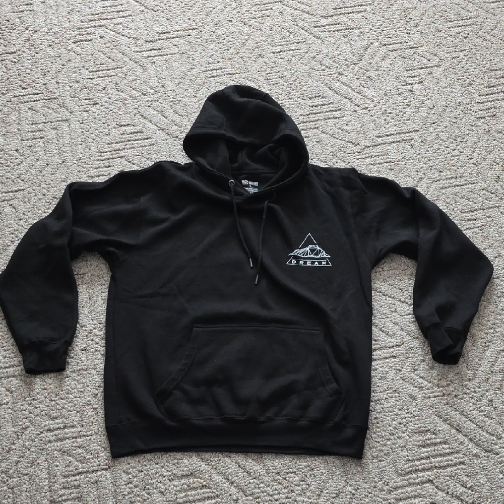 Dream Clothing Pyramid Hoodie Black Size Large